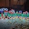 8.5ft. Holographic LED Lighted Motion Train Set Outdoor Christmas Decoration